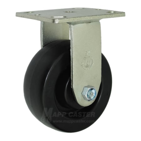 Mapp Caster 6"X2" Polyolefin Rigid Caster - 700 Lbs Capacity 146PO620R